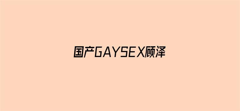 >国产GAYSEX顾泽宇GV视频横幅海报图