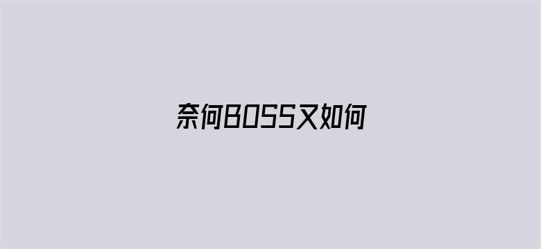 奈何BOSS又如何