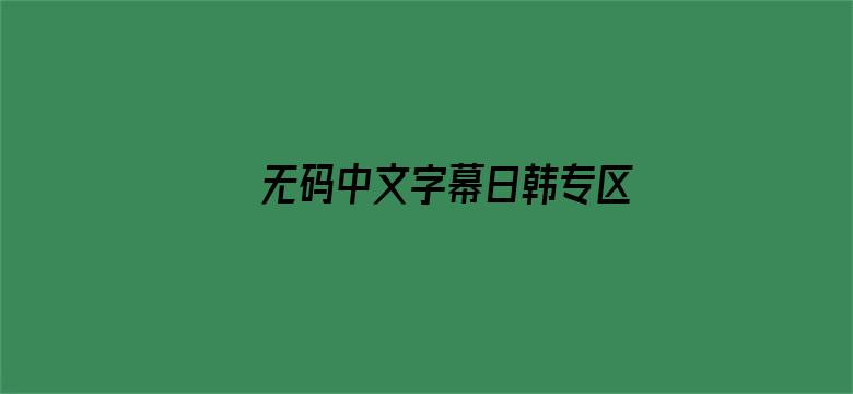 >无码中文字幕日韩专区视频横幅海报图