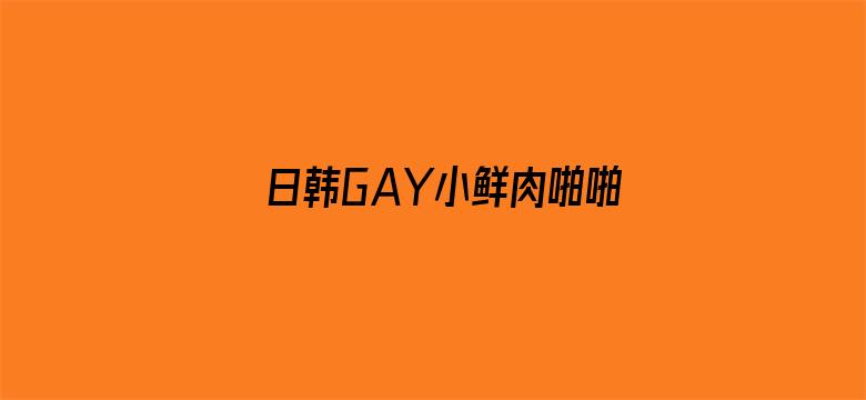 日韩GAY小鲜肉啪啪18禁电影封面图