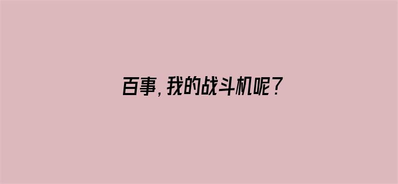 百事，我的战斗机呢？