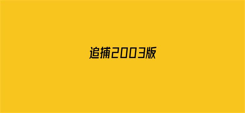 追捕2003版